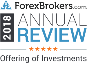 ForexBrokers.com 5 out of 5 Stars for Offering of Investment