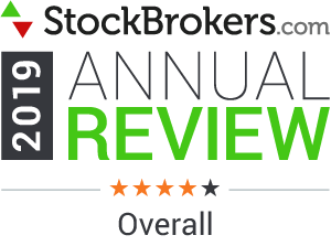 stockbrokers.com 2019 - Calificación general de 4 estrellas